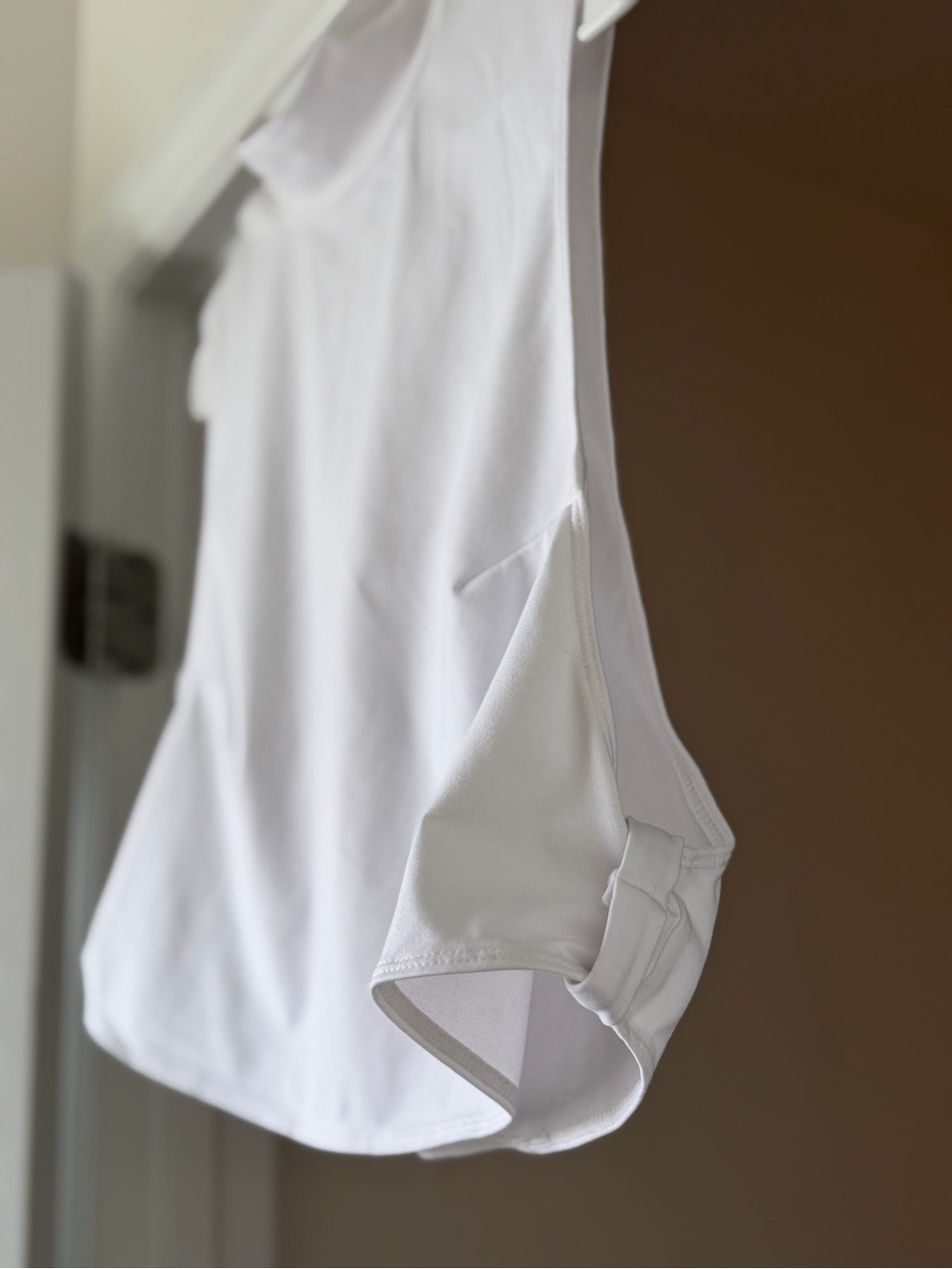 Free People FP Movement White High Neck Open Side Workout Tank M - Picture 5 of 6